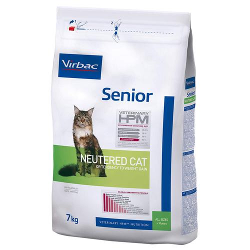 7kg Virbac Veterinary HPM Senior Neutered Cat Katzenfutter trocken