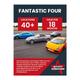 Activity Superstore Fantastic Four Driving Gift Experience Voucher, Drive Four Supercars! Available at 40+ Locations, Experience Day, Driving Experience, Track Days, Birthday Gifts, Gifts for Him