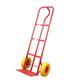 KATSU P-Handle Sack Truck 150kg Loading Capacity High Back Steel Sack Barrow with PU Tyres, Heavy Duty Trolley Hand Truck for Cargo Parcel Lifting Moving Warehouse Delivery