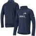 Youth Under Armour Navy Midshipmen Fleece Quarter-Zip Jacket