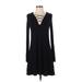 Express Casual Dress: Black Dresses - Women's Size Small