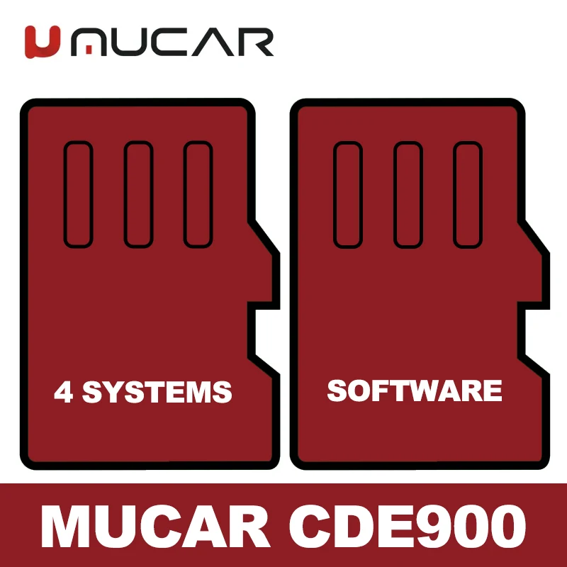 Upgrade-Software MUCAR CDE900 28 Resets-Funktionen und ECM ABS SRS TCM T-CODE Image