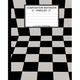 Unruled Composition Notebook 8 x 10 . 120 Pages. Squares Black And White Tiles : Unruled Composition Notebook 8 x 10 . 120 Pages. Beautiful Squares Black And White Tiles Background Pattern. (Paperback)