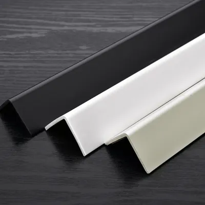 Selbstklebender rechtwinkliger PVC-Streifen für Heimdekoration, DIY-Ecktischkante, Image