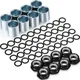 56 Pieces Skateboard Truck Hardware Kit Includes Spacers Axle Nuts and Speed Rings for Skateboard