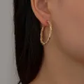 Retro Earrings for Woman Metallic Spiral Earrings 2022 New Jewelry Fashion Wedding Party Girl