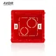 Avoir Junction Box Installation Dark Box Wall Socket Switch Box 86 Type 40mm Deep Back Box White Red