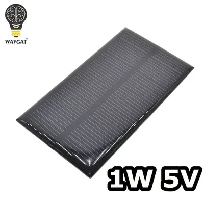 smart electronics Solar Panel 1W 5V electronic DIY Small Solar Panel for Cellular Phone Charger Home