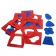 Baby Toys Montessori Materials Professional Quality Metal Insets Set/10 Early Childhood Education