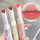 Flower Love Mirror Water Lip Gloss for Women Glossy Glass Love Heart Shape Lipstick Waterproof