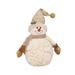 Anvazise Snowman Doll Plush Pine Decor Cute Shape Increased Holiday Spirit White Christmas Snowman Toy Gifts for Home