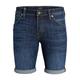 JACK&JONES Jeans Shorts Kurze Denim Hose Plus Size Knielange Bermuda Pants JJIRICK, Farben:Blau,Größe Shorts:W46