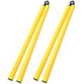 2Pcs Soccer Sign Pole Football Training Pole Hurdling Training Pole Football Tool Football Hurdling Pole