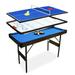 Vocheer 46Inch 4 in 1 Combo Game Table Folding Pool/Billiard Hockey Table Tennis Shuffleboard Table