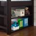 Twin Size Loft Bed with Desk Low Study Kids Twin Loft Bed with Storage Pine Wood Loft Bed for Kids Twin Loft Bed with Cabinet