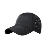 WITHMOONS Waterproof Mesh Baseball Cap Adjustable Unisex Golf Dad Hat Sport Trucker Hat YZM0184 (Black)