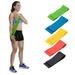 5-pack Exercise bands resistance bands yoga rehab Black