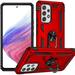 A53 Case A53 5G Case Military Grade Protective Samsung Galaxy A53 Cases Cover with Ring Car Mount Kickstand for Samsung Galaxy A53/A53 5G - Red