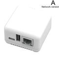 BOWTONG Wireless Print Server WiFi Network 10/100Mbps Ethernet To USB 2.0 Network Print Server- LAN USB Print Server Adapter Low Power Easy To Carry Support To Print The Images and Text-BT E0W6