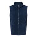 Burnside B3012 Men's Polar Fleece Vest in Navy Blue size Small | Polyester 3012