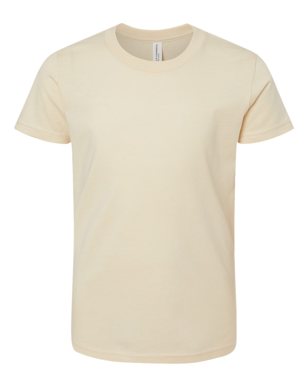 Bella + Canvas 3001Y Youth Jersey Top in Soft Cream size Large | Cotton 3001YCVC, 3001YCV, BC3001YCVC, B3001Y, BC3001Y