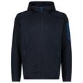 CMP - Jacket Fix Hood Jacquard Knitted 3H60847N - Fleecejacke Gr 50 blau