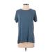DKNY Sport Active T-Shirt: Blue Activewear - Women's Size Small