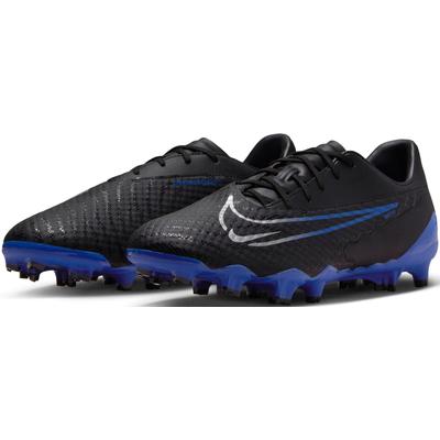 Fußballschuh NIKE "PHANTOM GX ACADEMY FG/MG", Gr. 42,5, schwarz (schwarz, chrome), Synthetik, Leder, sportlich, Schuhe