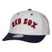 Men's Mitchell & Ness White Boston Red Sox Cooperstown Collection Pro Crown Snapback Hat