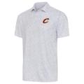 Men's Antigua White Cleveland Cavaliers Motion Polo