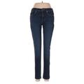 Banana Republic Jeans - Mid/Reg Rise Skinny Leg Denim: Blue Bottoms - Women's Size 26 - Dark Wash