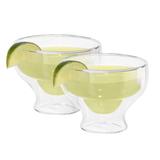 OGGI 2 - Piece 10oz. Glass Margarita Glass Glassware Set Glass | 3.75 H x 4.25 W in | Wayfair 7480.