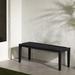 South Shore Picnic Outdoor Bench in Black | 18 H x 47.25 W x 15.75 D in | Wayfair 15159