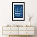 Breakwater Bay 'Antique Ship Blueprint I' Graphic Art Print on Wrapped Canvas in Black/Blue | 24 H x 16 W x 1 D in | Wayfair