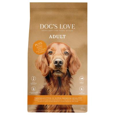 12kg Dog´s Love Adult Pute Hundefutter trocken