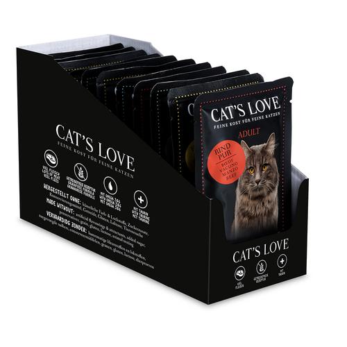 12x85g Cat's Love Mixpack Katzenfutter nass