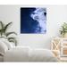 Ivy Bronx Aerial - Artist Enhanced Canvas Print Canvas in Blue/White | 49.5" H x 49.5" W x 1.75" D | Wayfair 2C4C2C7198F64B05BC8753E123976614