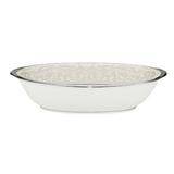 Noritake Silver Palace Oval Vegetable Bowl, 10", 24 OZ. Bone China/All Ceramic in White | Wayfair 4773-415