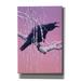 Red Barrel Studio® Epic Graffiti 'Raven' By Harro Maass, Canvas Wall Raven by Harro Maass Metal in Pink | 60 H x 40 W x 1.5 D in | Wayfair