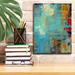 Ivy Bronx Epic Graffiti 'Detour 84 II' By Erin Ashley, Gicle Detour 84 II On Canvas by Erin Ashley Print Canvas in Blue | Wayfair