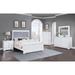 Everly Quinn Fisnike Bedroom Set Upholstered in White | 62 H in | Wayfair 4769E4A259094DA18DD17F3D39E4BDC8
