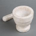 Creative Home Champagne Marble Mortar & Pestle Set Marble | 4 H x 4 W x 4 D in | Wayfair 74070