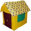 Bazoongi Kids Going Bananas Monkey Cottage 2.5' x 3.17' Playhouse Fabric in Red/Yellow | 44 H x 38 W x 30 D in | Wayfair KC-GBM