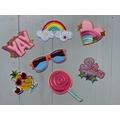 Iron On Large Fun Embroidery Patches Assorted Designs