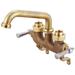 Central Brass Laundry Faucet w/ Centers & Offset Legs | 6.625 H x 7.563 W x 6 D in | Wayfair 470