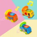 1pcs Baby Toys Music Cartoon Bus Phone Educational Developmental Kids Toy Gift Children Early