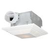 Craftmade 90 CFM Bathroom Ventilation Fan w/ Light in White | 12.4 H x 12.4 W x 2 D in | Wayfair TFV90L