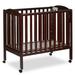 Dream On Me 2-in-1 Mini Convertible Portable Crib in Brown | 40 H x 26 W in | Wayfair 683-N