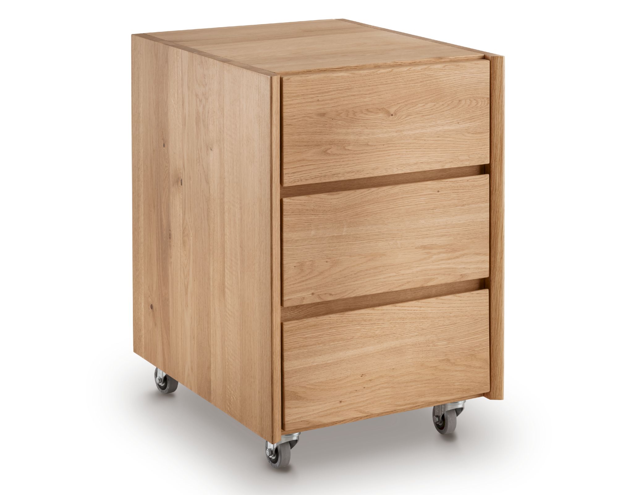 Massivholz »Bergamo« Rollcontainer Kernbuche natur geölt