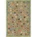 Green 48 x 0.5 in Area Rug - Dash and Albert Rugs Cat's Paw Abstract Hand Hooked Wool Area Rug Wool | 48 W x 0.5 D in | Wayfair RDA150-58